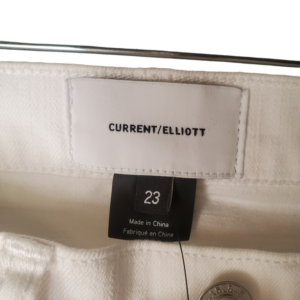 Current Elliott Stilleto Clean White Skinny Jeans - Picture 4 of 11